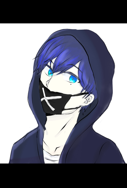 パーカー男子