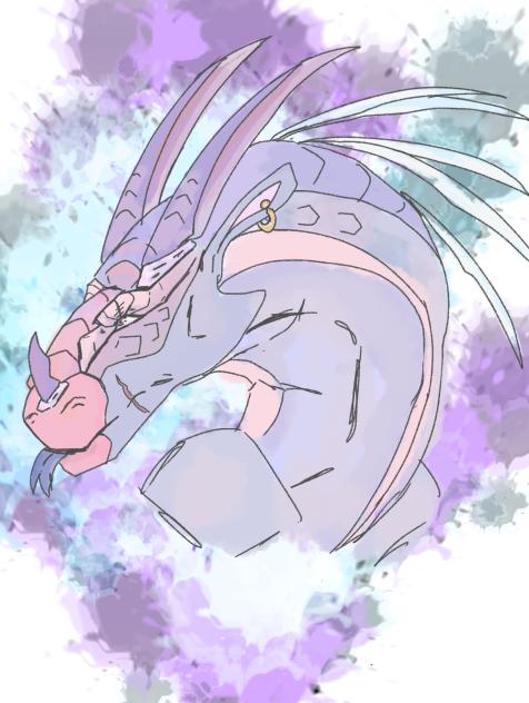 Art trade with @Dragonpop