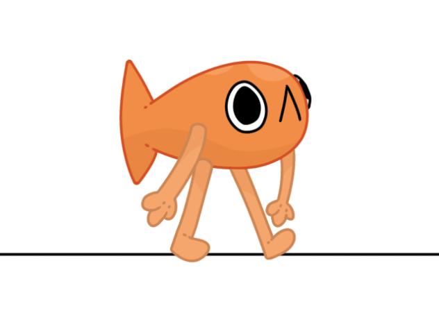 Steve la poisson walking