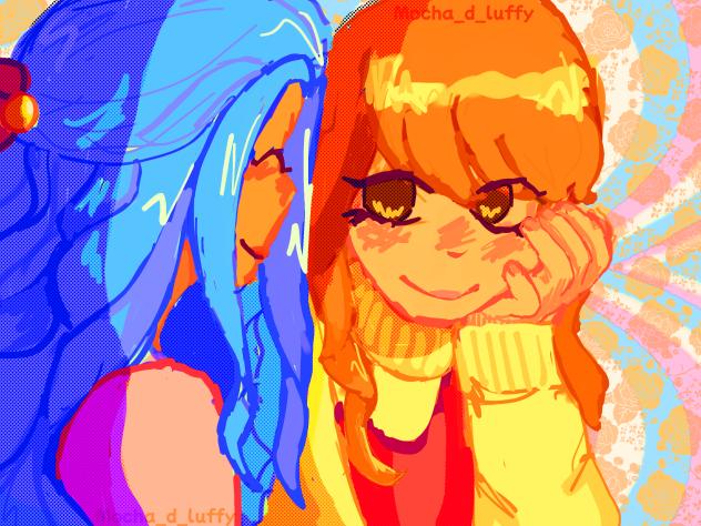 Nami and vivi - ibisPaint