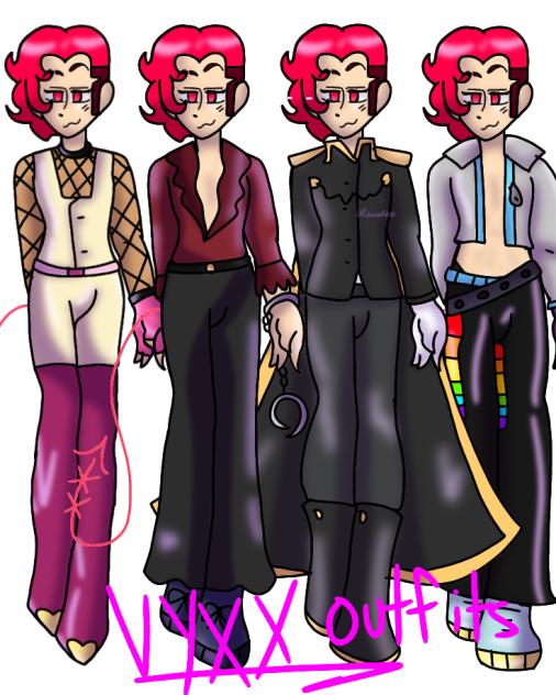 VYXX's stage costumes