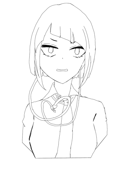 耳郎響香　線画