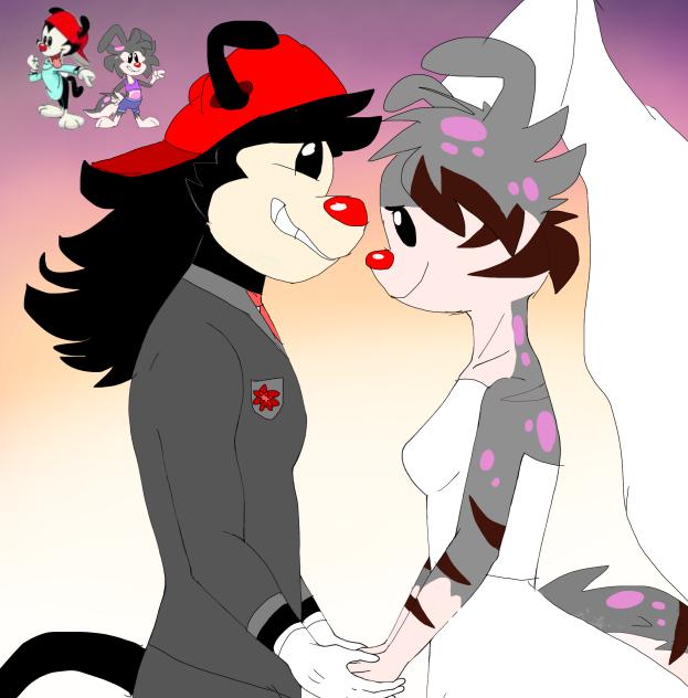 Wakko and Plum getting married (Remake)