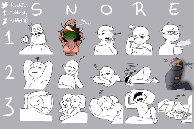 Sleeping and sleepy collab
