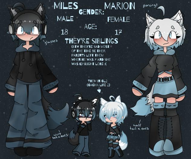 ~Miles and Marion~ (New oc's 28 and 29)