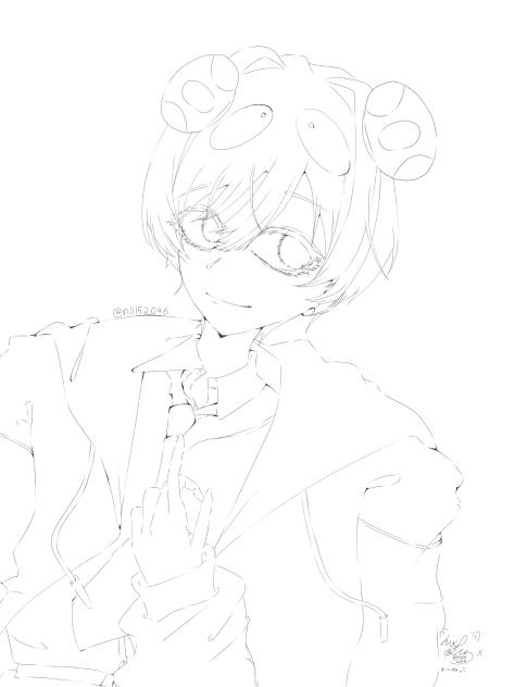 FA】【線画】おさでいさん - ibisPaint