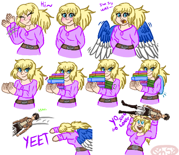 Nerd Girl Not Being Weak (thanks books)