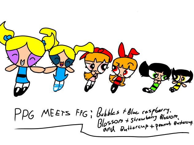 Powerpuff girls meet flowerfluff girls