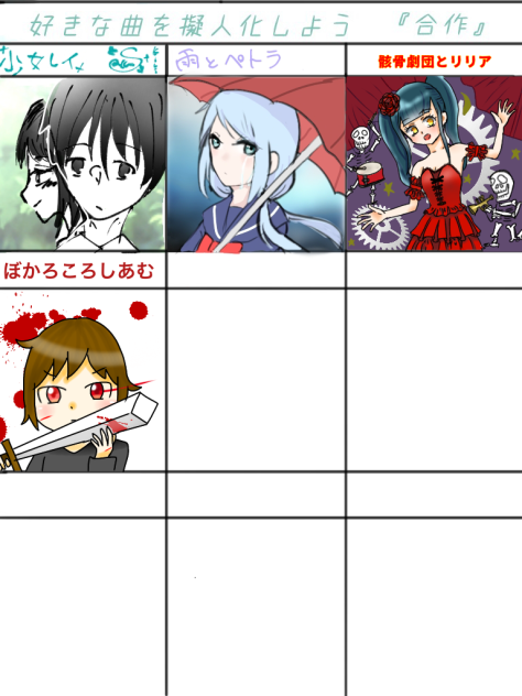 好きな曲を擬人化しよう