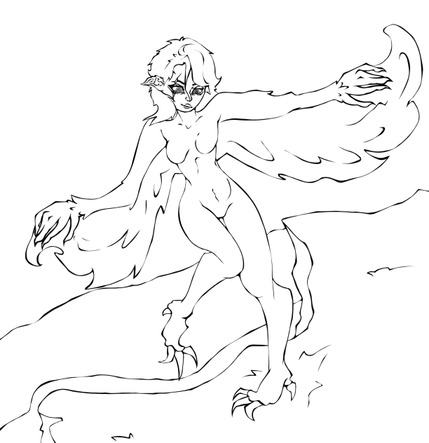 harpy in progress #3