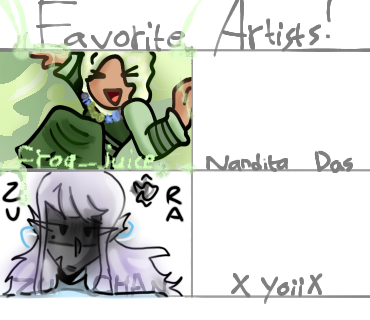 Sophs Favourite Artists!