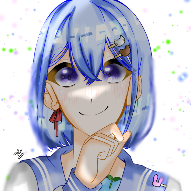 愛好ちゃんの塗り絵〜！！