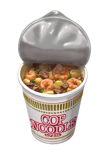 カップラーメン(フタ付き)