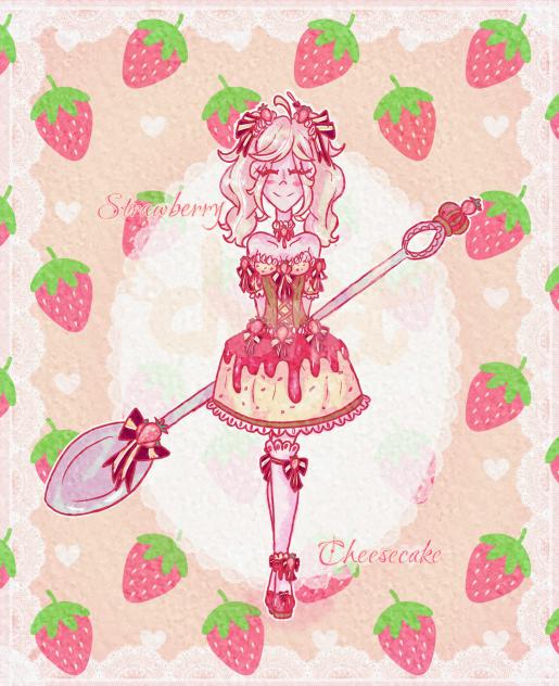 ꒰ঌStrawberry♡cheesecake໒꒱