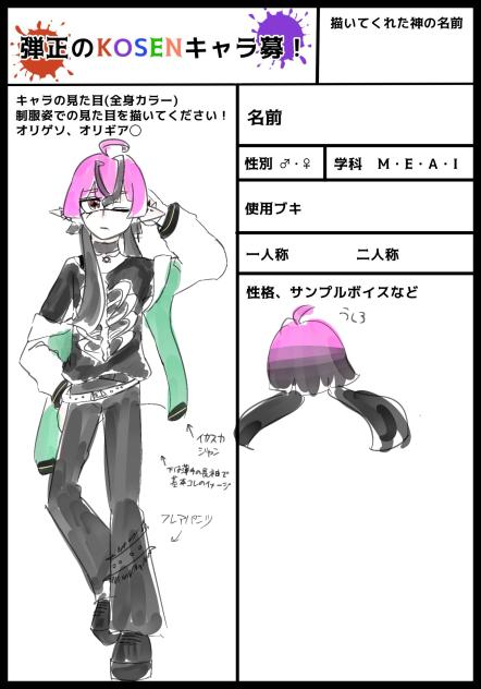 キャラぼ続きでして