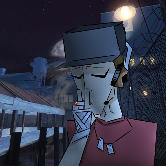 sad scout smoking