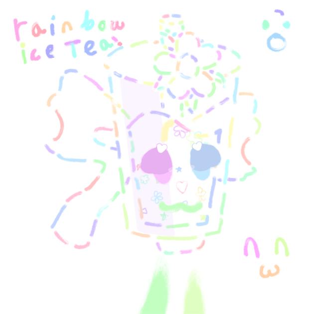rainbow ice tea!!!
