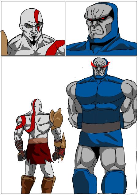 Kratos vs darkseid