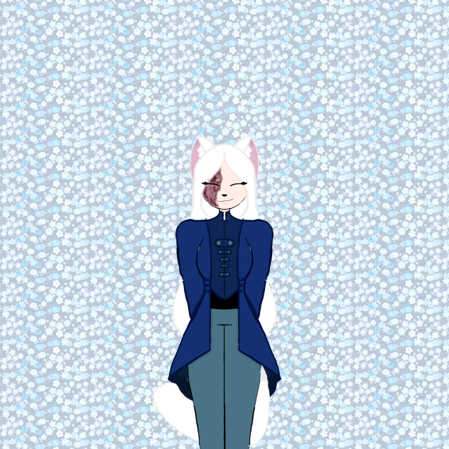 My Oc in a jacket I found on Amazon