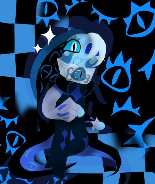 Shadow Milk Cookie (Cookie run fanart)