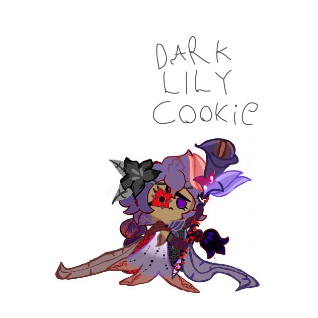 dark Lily cookie
