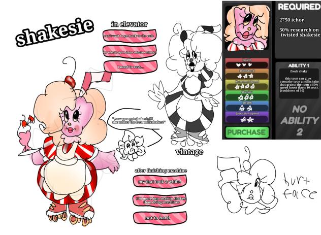 Dandy's world OC (shakesie)