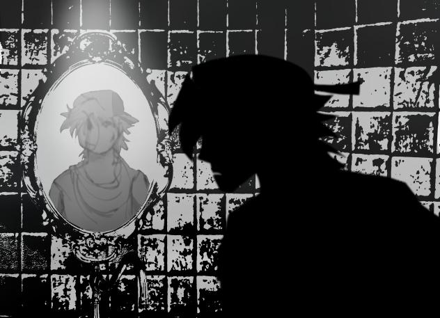 Tainted mirror perfectly kept