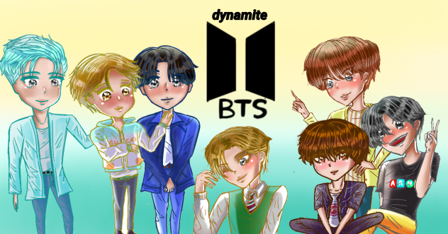 Bts Dynamite Ibispaint Bts Dynamite Ibispaint