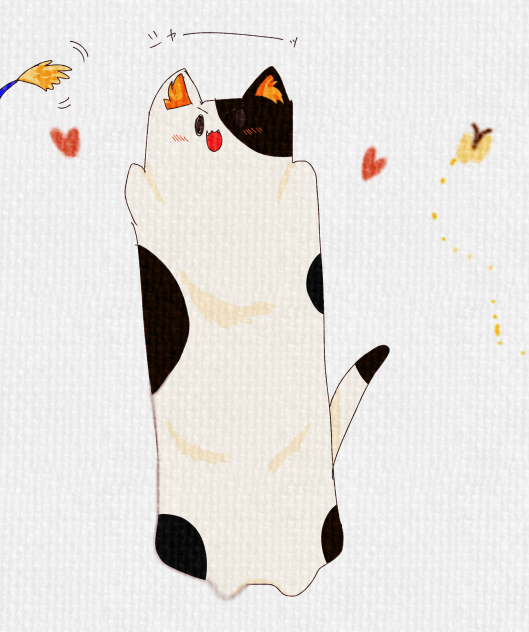 落書き第一号！🐱
