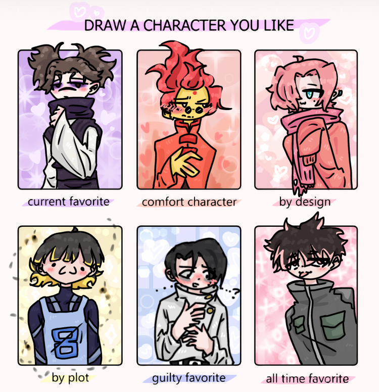 My favorite characters - ibisPaint