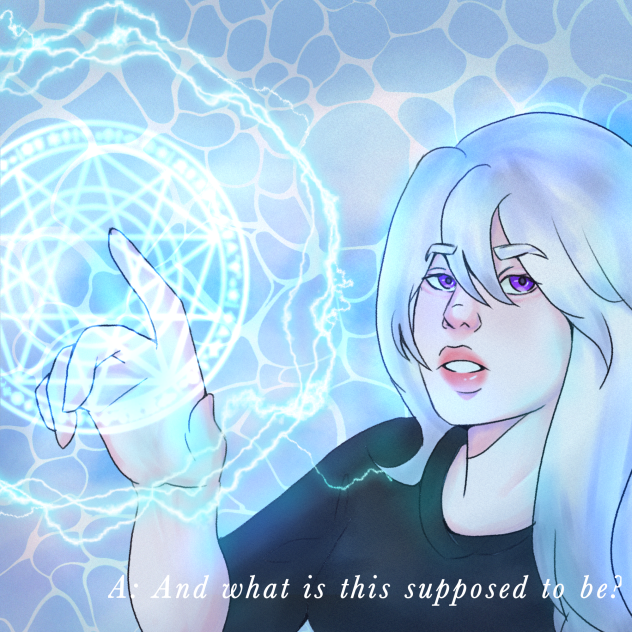 Aish in the experimenting room