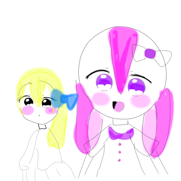 バニラピーチちゃんとレモンちゃん