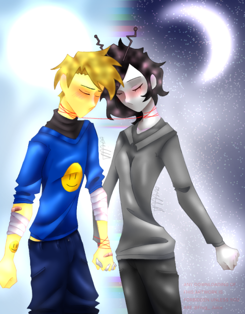 Sun x Moon (FA for @Frog_ Juice)