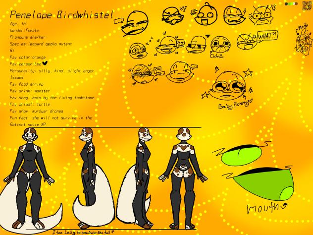 Character sheet for penny ❤️