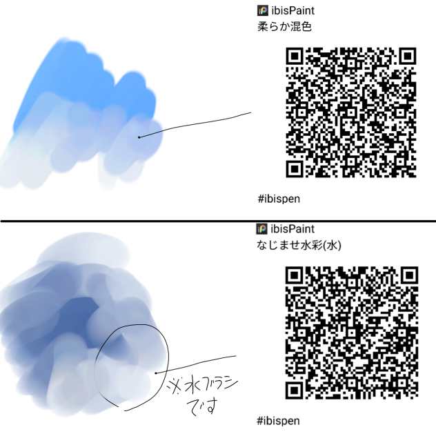 混色ブラシ　セット