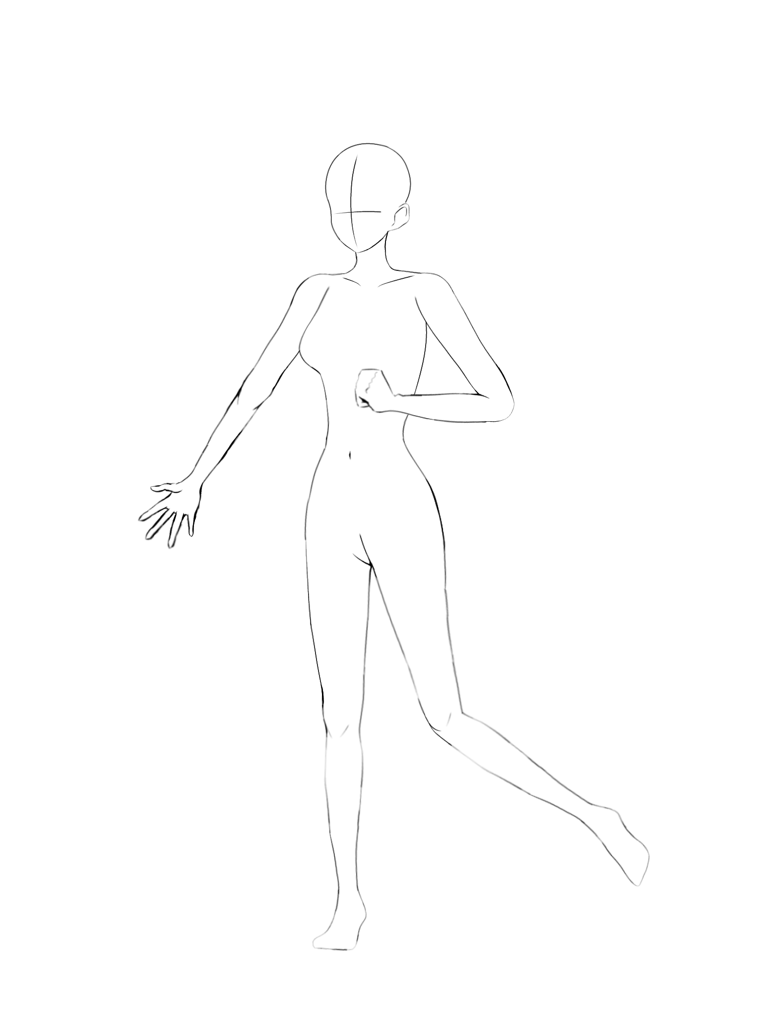 female pose 7 - ibisPaint