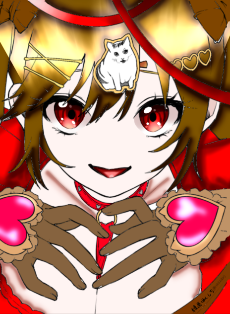 みんしちさんの線画塗らせていただきました！