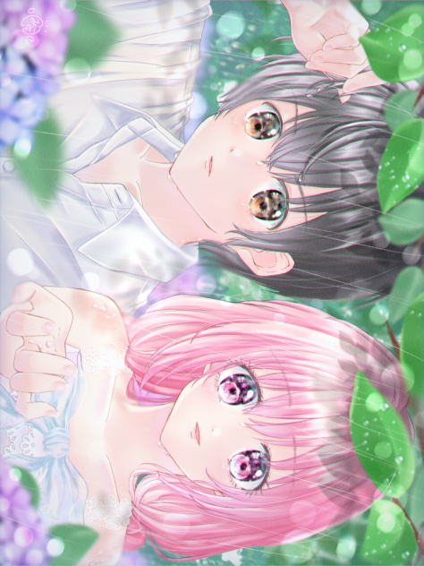 深緑の雨宿り