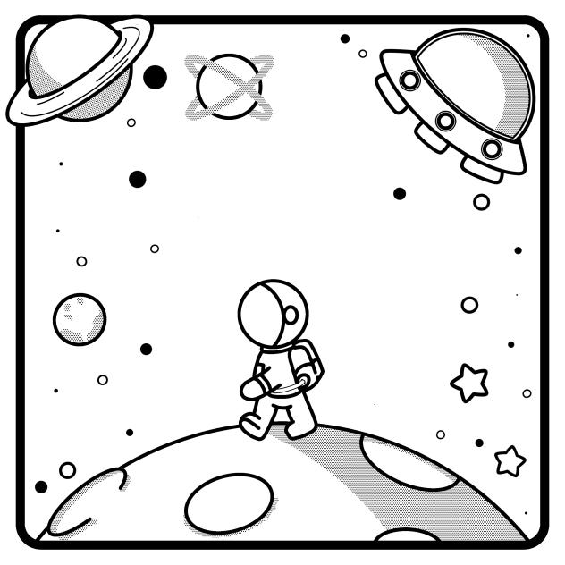 Walking To The Moon Frame