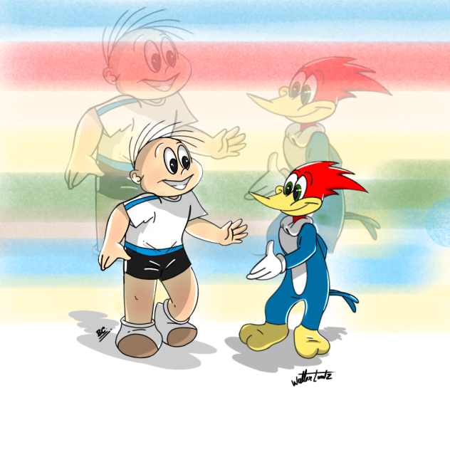 Dieguinho com WoodPecker