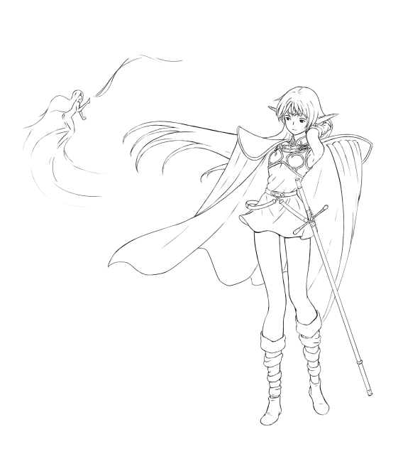 模写　ディードリット