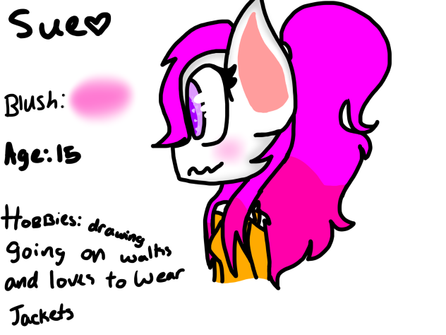 a much better drawing of sue