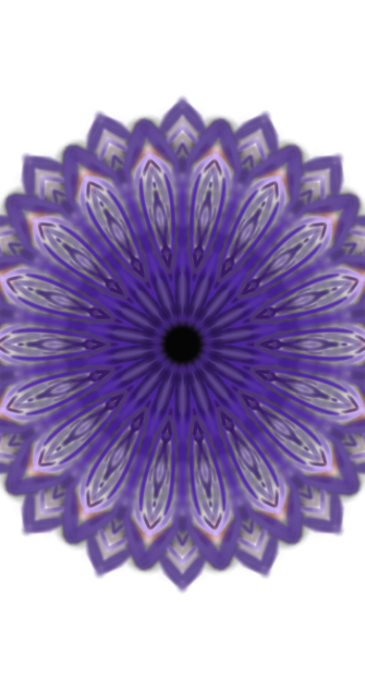 my fancy purple flower drawing