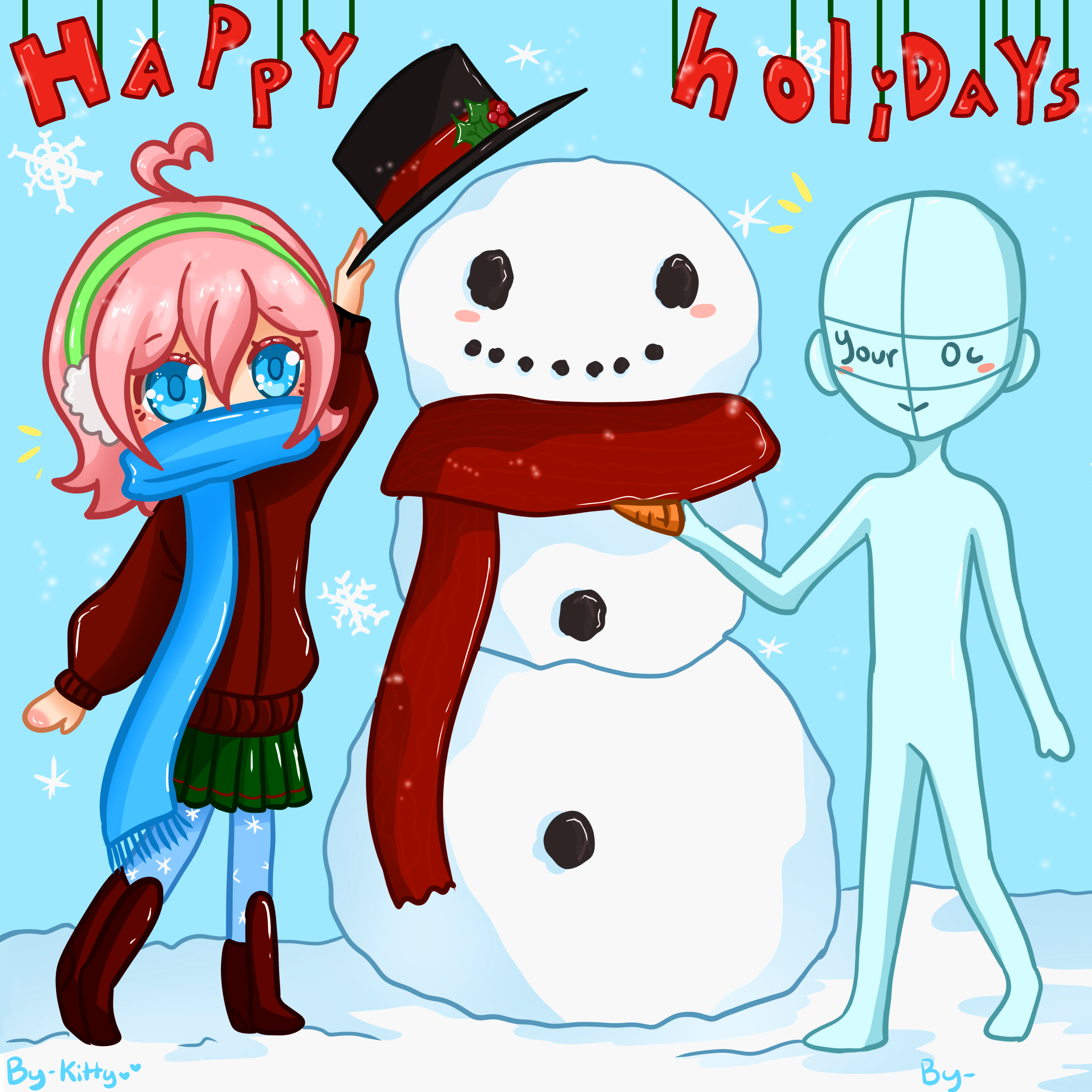 Holiday ~ Christmas Collab 🩵 ️🎄 - ibisPaint