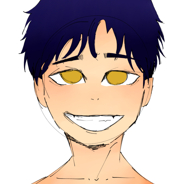 blue hair icon