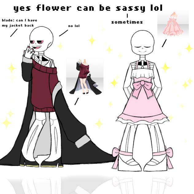 flower being sassy lol