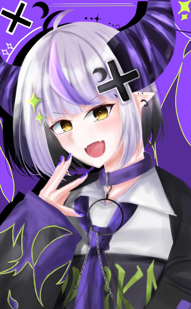 レ*ト様 手描きイラスト◆ファンアート【観月】 長夜月 手描きイラスト ファンアート - メルカリ