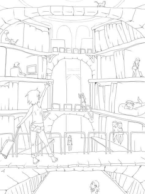 図書館アパート？
