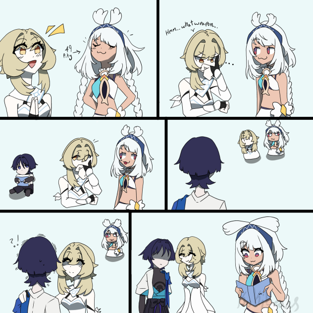 Lil comic abt my mualani and Scara