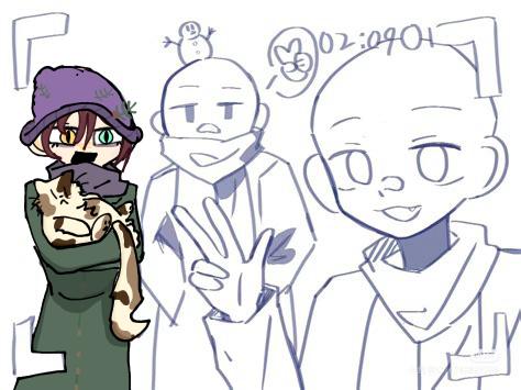 It’s cold Collab - ibisPaint